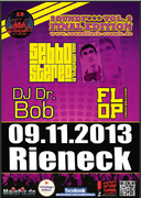 Plakat Soundfuck Rieneck 09.11.2013 zusammen mit Sebbo Stereo FLOP