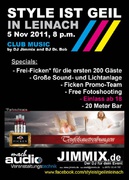 Flyer Style ist Geil Leinach 05.Nov.2011